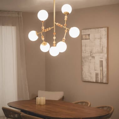 MERVIVO hanglamp, goud