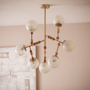 MERVIVO hanglamp, goud