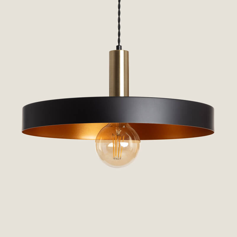 Hanglamp Kalvaro in zwart