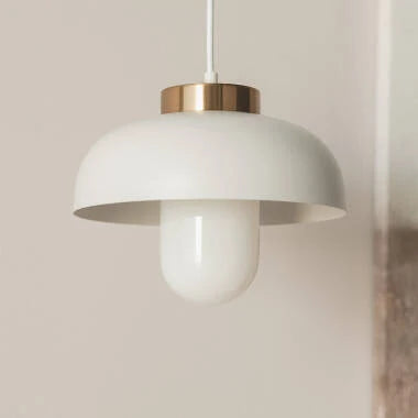 Hanglamp Koltano in wit, detail 2