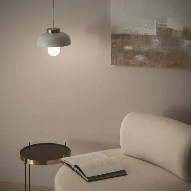 Hanglamp Koltano in wit, detail 1