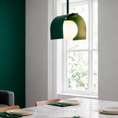 LUNDIVO hanglamp, groen
