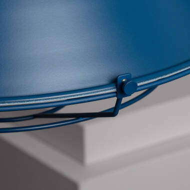 Hanglamp Merbano blauw, ophanging