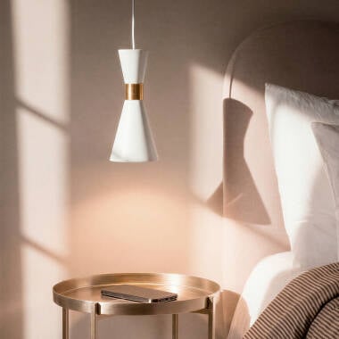 Hanglamp Nordivo wit, detail