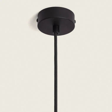 Hanglamp Lundravo in mat zwart, detail 4