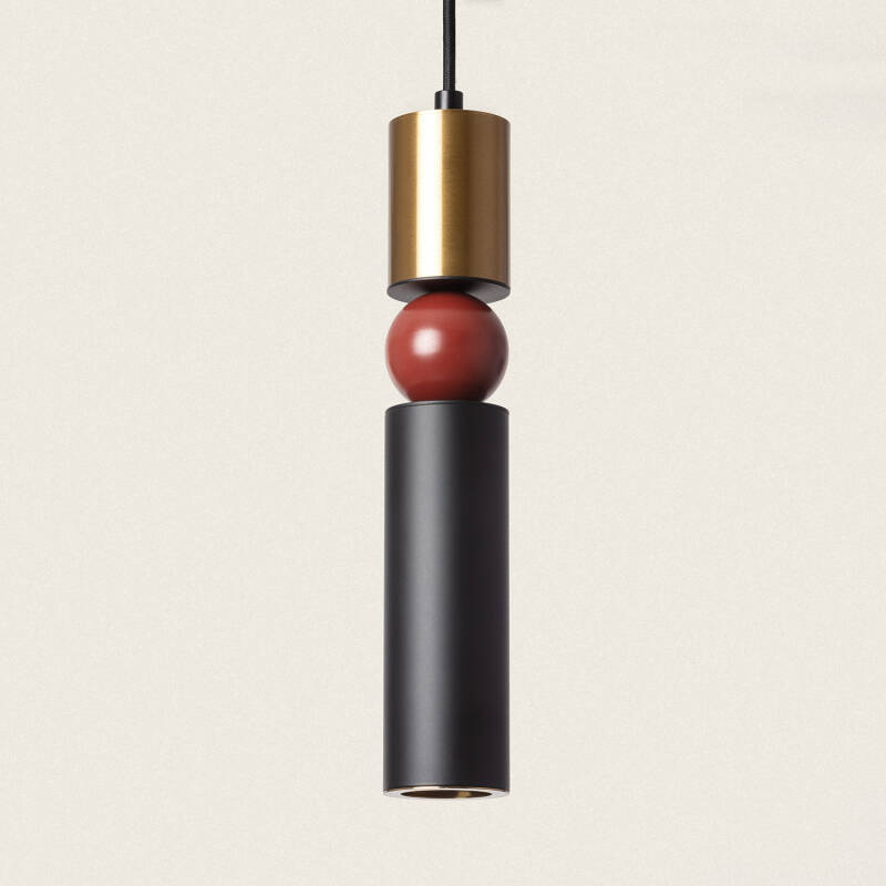 Hanglamp Lundravo in rood