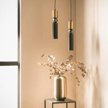 Hanglamp Lundravo in blauw, detail 3