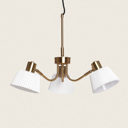 Hanglamp Orvano in wit met drie lichtpunten