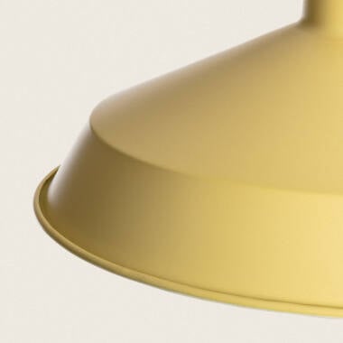Hanglamp Morsano in geel, detail 3