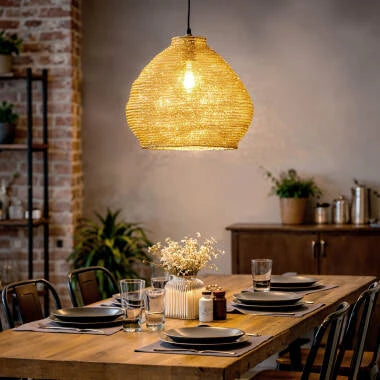 LORVARO hanglamp in goud, afbeelding 2