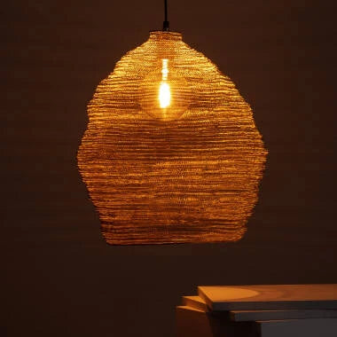 LORVARO hanglamp in goud, afbeelding 3