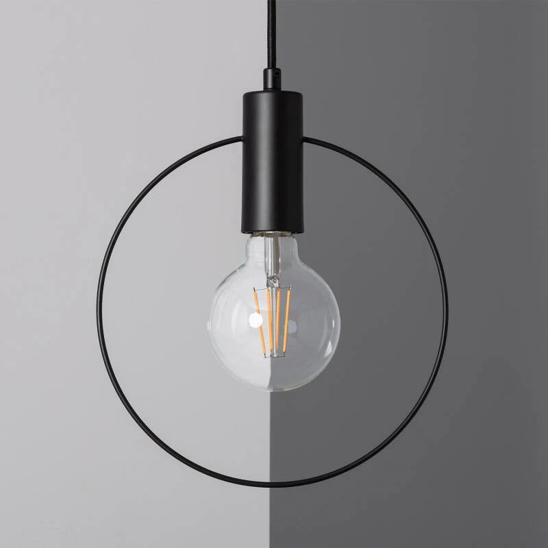 Hanglamp Nurbavo in zwart