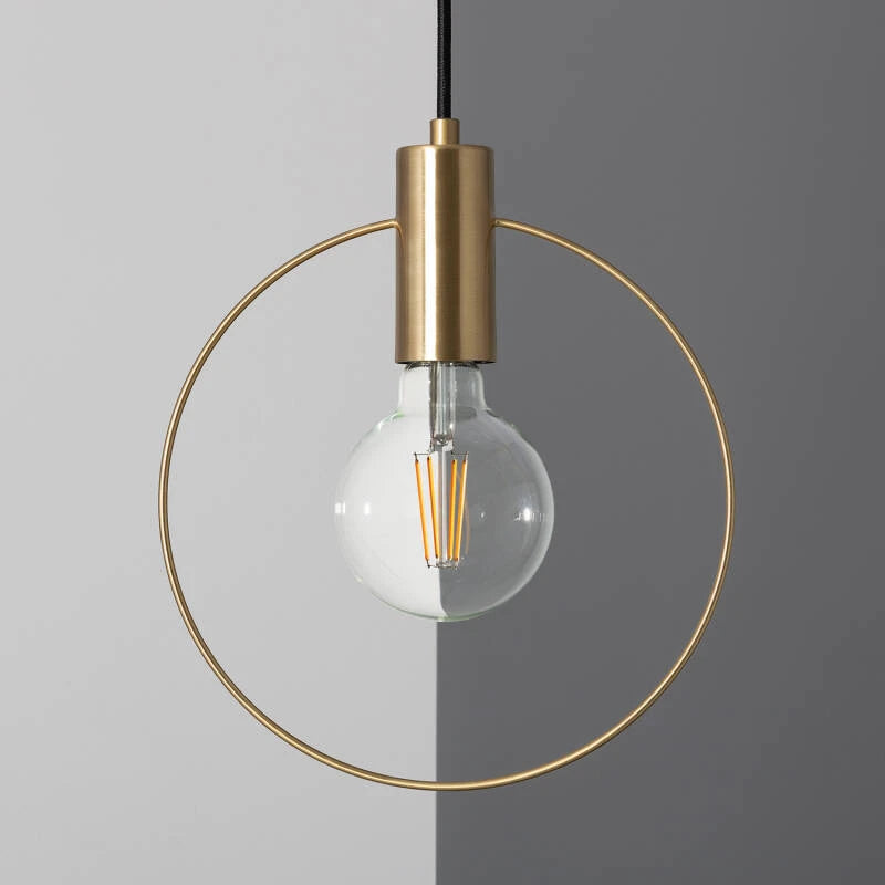 Hanglamp Nurbavo in goud