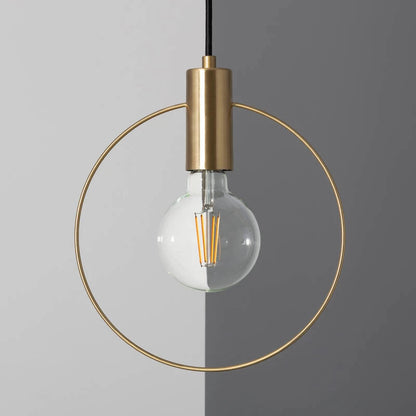Hanglamp Nurbavo in goud