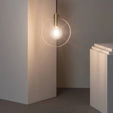 Hanglamp Nurbavo in goud, detail 3