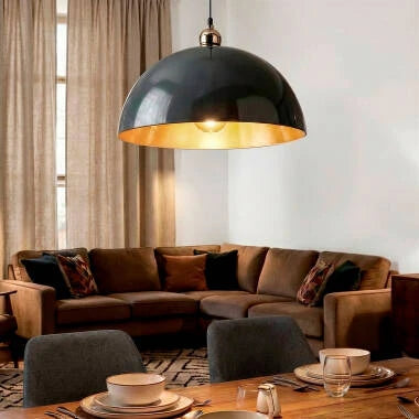 Hanglamp Vandivo, metalen kap