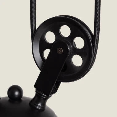KOLBARO hanglamp in zwart
