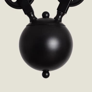 KOLBARO hanglamp in zwart