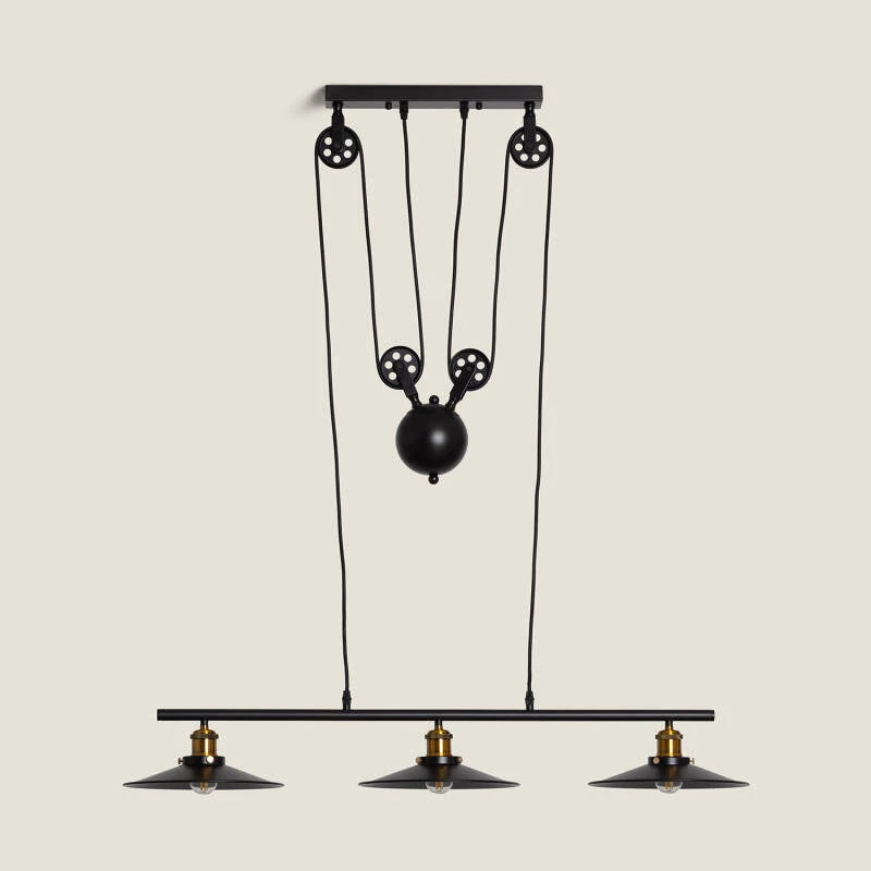 KOLBARO hanglamp in zwart