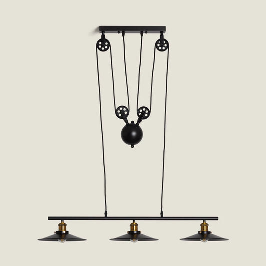 KOLBARO hanglamp in zwart