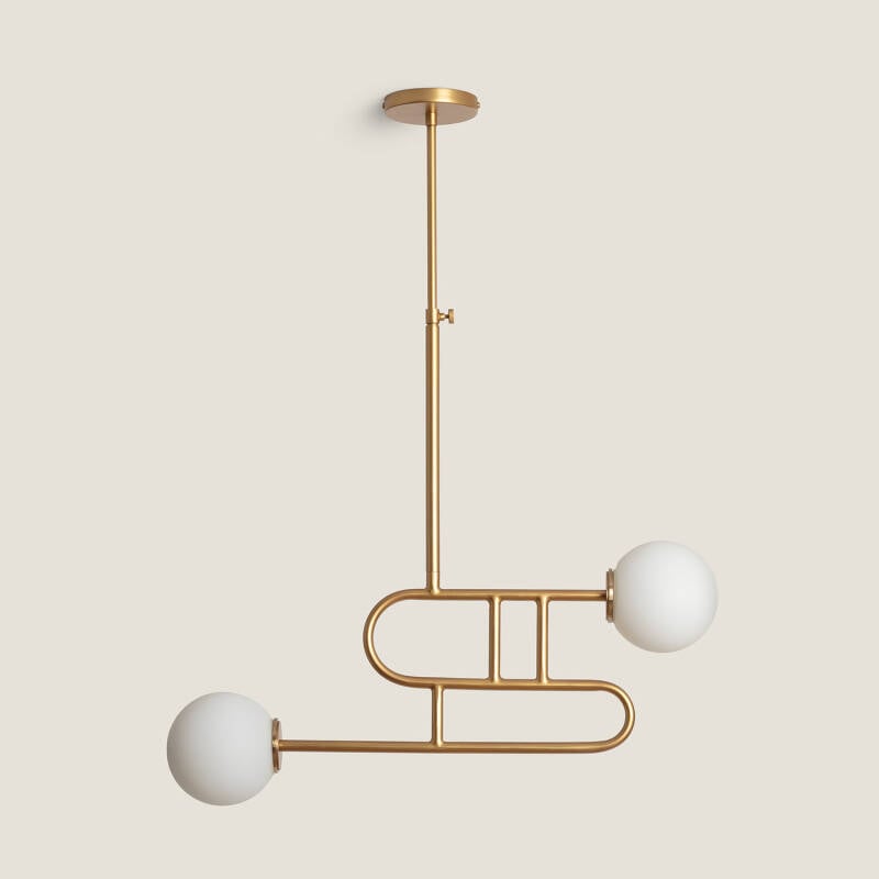 Hanglamp Zurbano in goud
