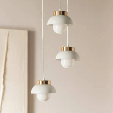 Hanglamp Oskavo in wit, detail 1