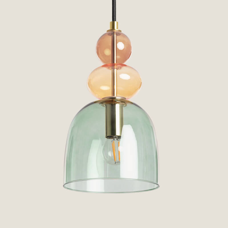 Hanglamp Gilvano in groen