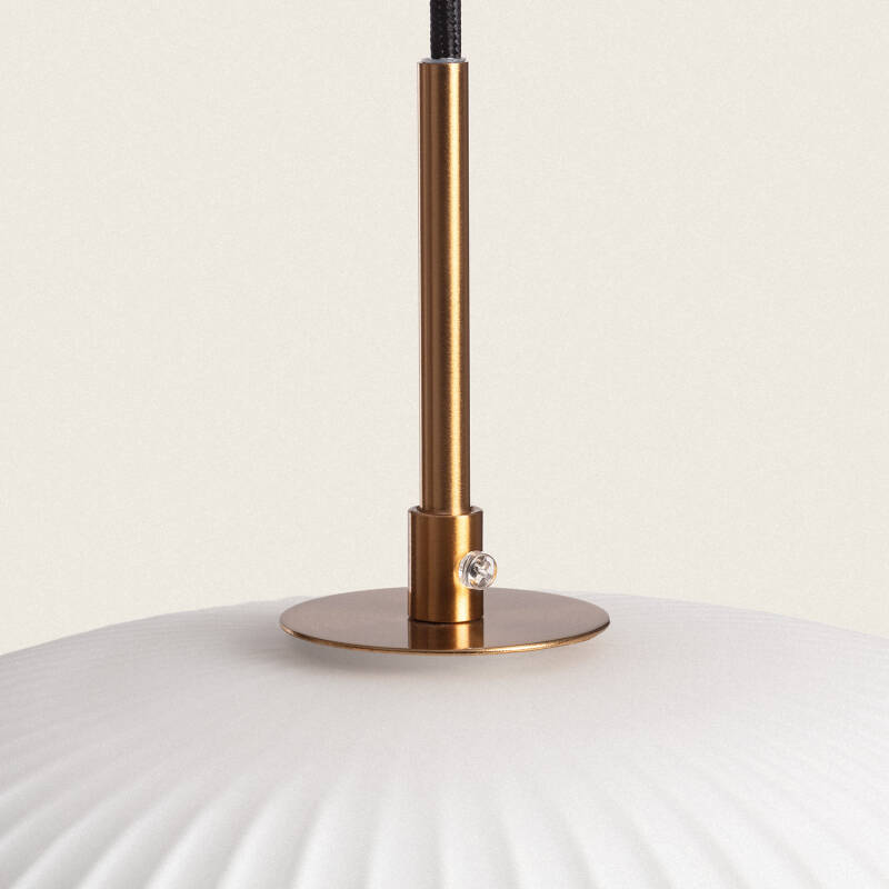 Hanglamp Marcavo in brons, detail van de kap