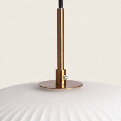Hanglamp Marcavo in brons, detail van de kap