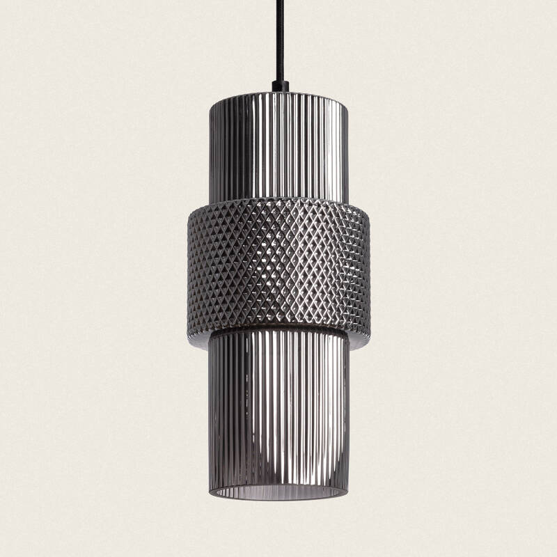 Hanglamp Perdano in rookgrijs
