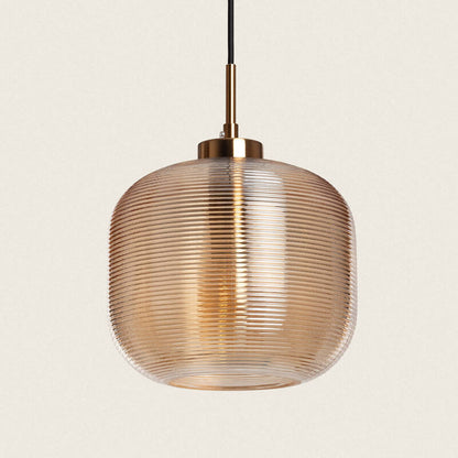 Hanglamp Fintavo in amber