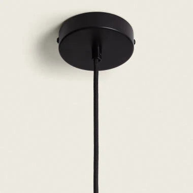 Hanglamp Golvaro meerkleurig, aanzicht van onderen