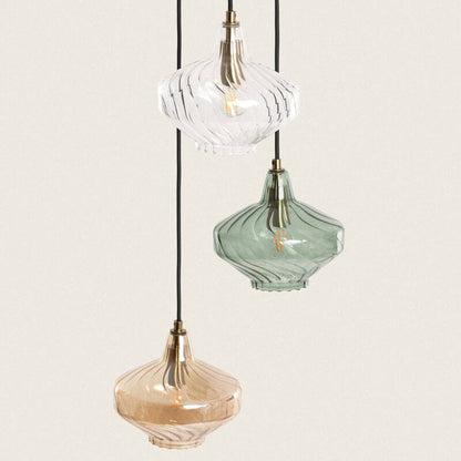 Hanglamp Habrano meerkleurig