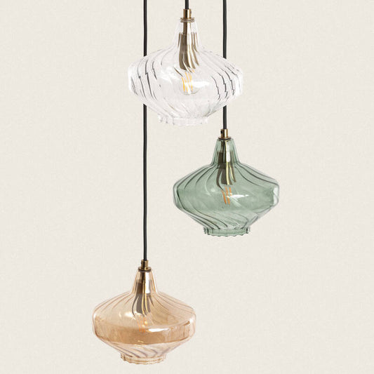 Hanglamp Habrano meerkleurig