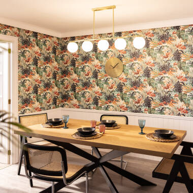 Hanglamp Tavrano boven een eettafel
