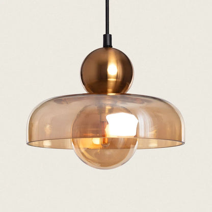 Hanglamp Nelsaro in amber