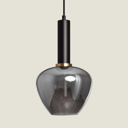 Hanglamp Mendaro in rookgrijs