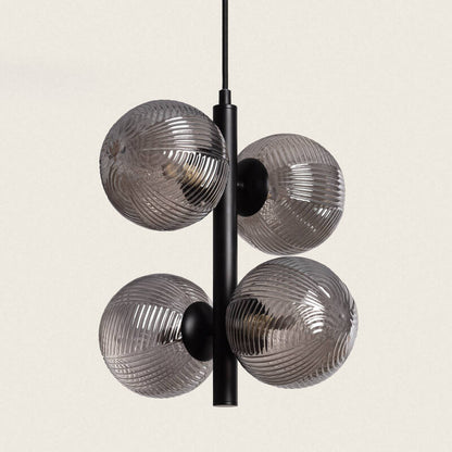 Hanglamp Ruscano in rookgrijs