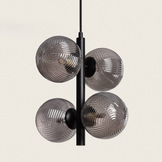 Hanglamp Ruscano in rookgrijs