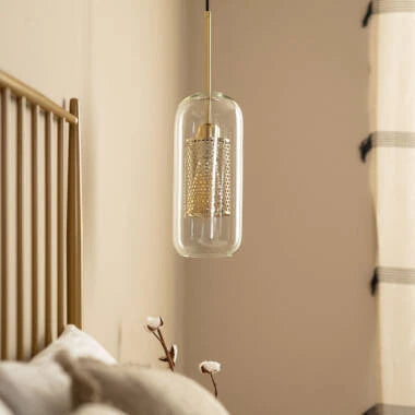 Hanglamp Talvivo in goud, detail 2