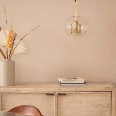 Hanglamp Silmaro in goud, detail 3
