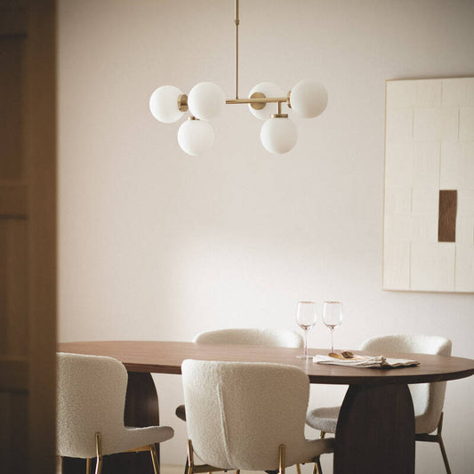 Hanglamp Welstano in goud