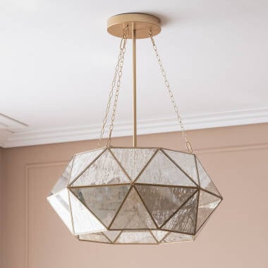 Hanglamp Facetaro in een interieur