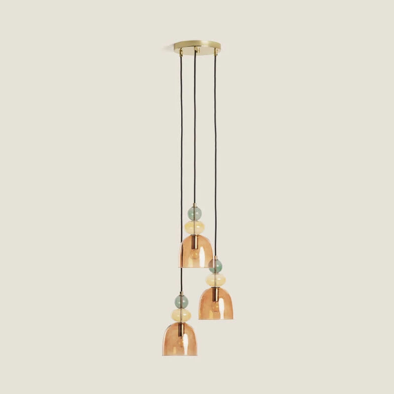Hanglamp Wolbaro in rood