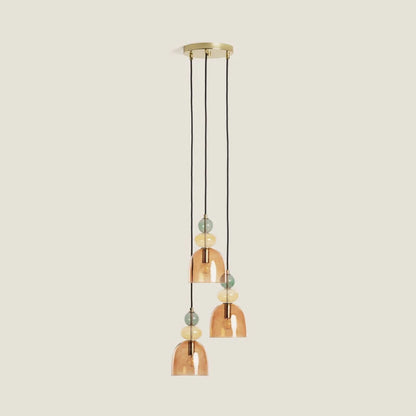 Hanglamp Wolbaro in rood