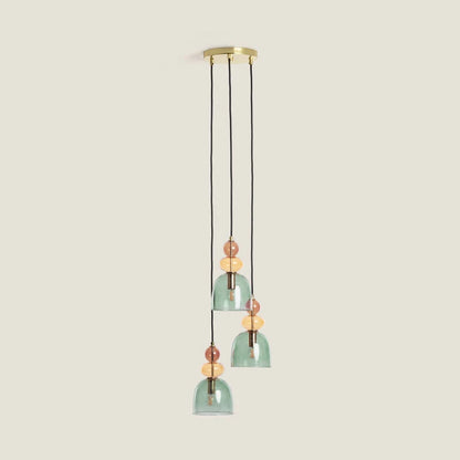 Hanglamp Wolbaro in groen