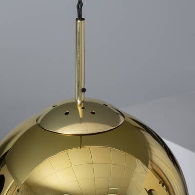 Hanglamp Bolmaro in goud, detail 4