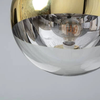Hanglamp Bolmaro in goud, detail 5