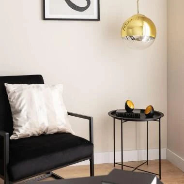 Hanglamp Bolmaro in goud, detail 1