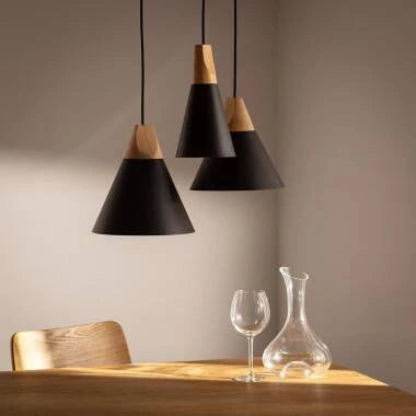ISKAVO hanglamp in zwart